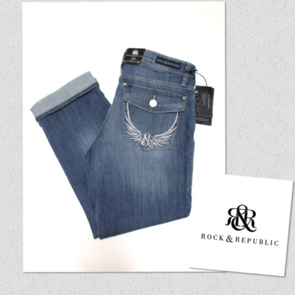 Rock & Republic Denim - Rock Republic Womens Capri Jeans Size Sz 2 NWT